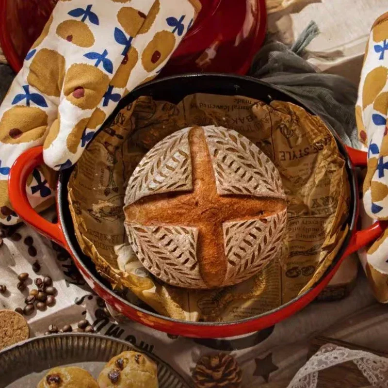 Dutch Oven Enamel - Casserole en fonte émaillée avec couvercle,