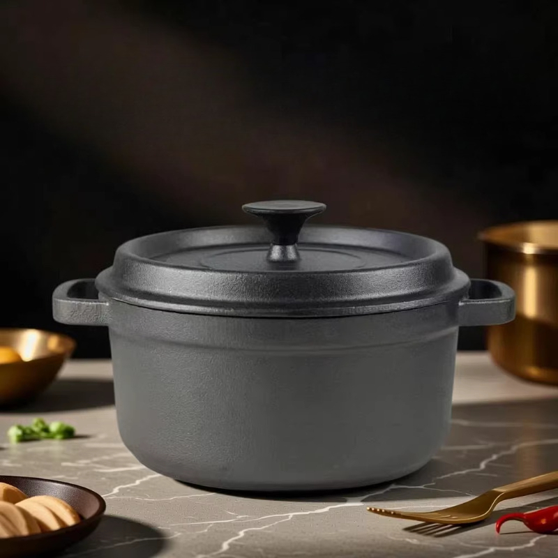 Dutch Oven Enamel - Marmite en fonte émaillée, faitout épais