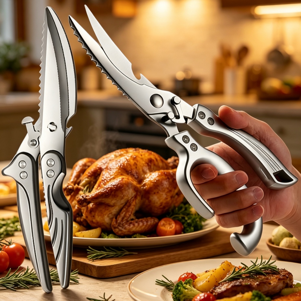 Home Cooking Restaurants - Ciseaux robustes multifonctions en acier inoxydable