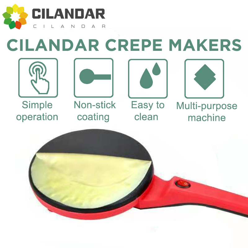 Home Cooking Oil Making Machine - NOUVEAU 2026 Machine à Crêpes Électrique,