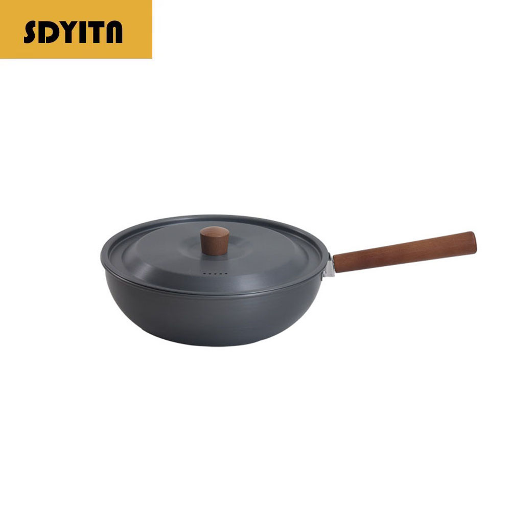 Home Cooking In Chinese - Wok d'extérieur en alliage d'aluminium avec
