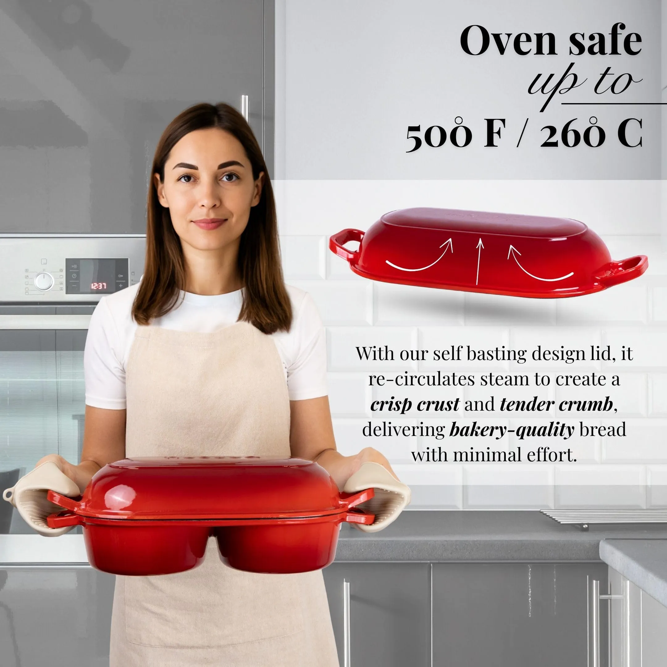 Four à pain en fonte émaillée, - Dutch Oven Enamel avis et prix