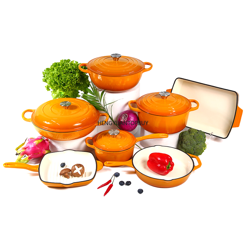 Ensemble de batterie de cuisin - Dutch Oven Enamel avis et prix