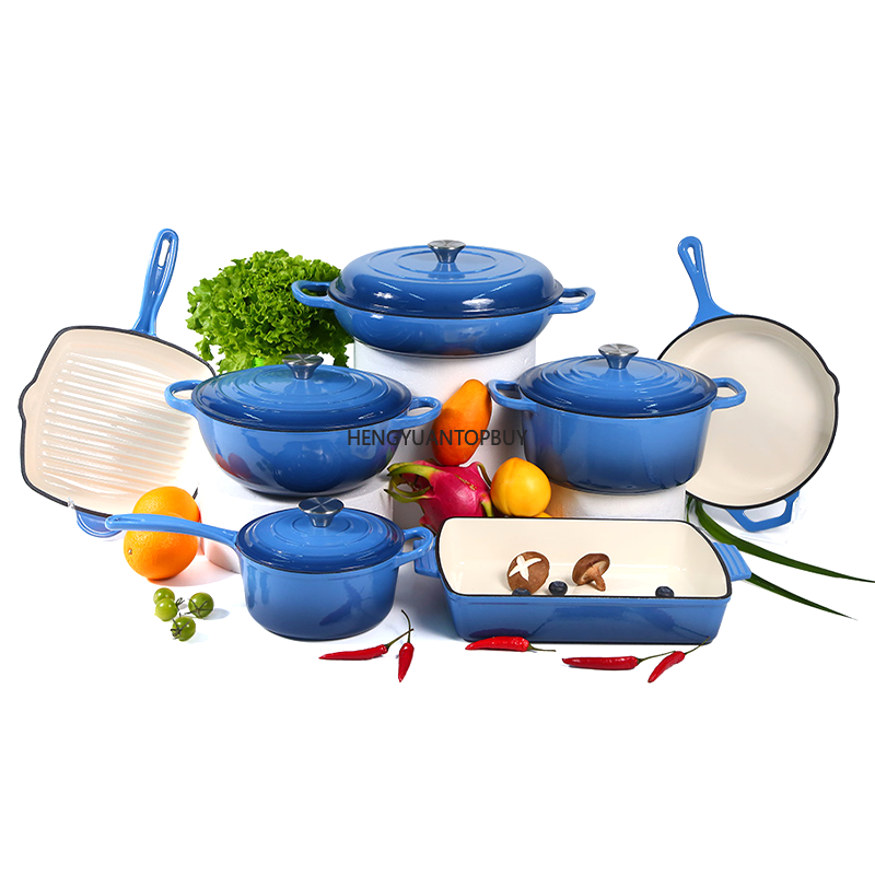 Ensemble de batterie de cuisin - Dutch Oven Enamel avis et prix