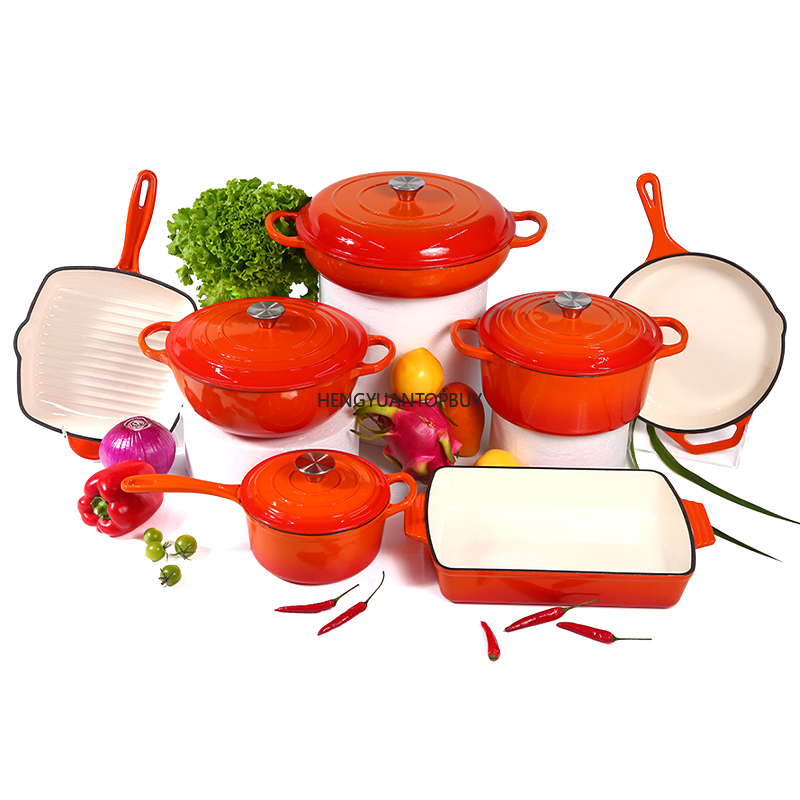 Ensemble de batterie de cuisin - Dutch Oven Enamel avis et prix