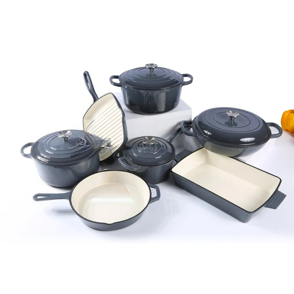 Ensemble de casseroles en font - Dutch Oven Enamel avis et prix