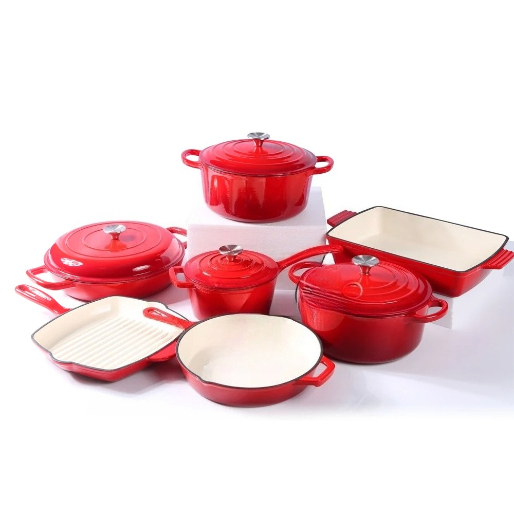 Ensemble de casseroles en font - Dutch Oven Enamel avis et prix