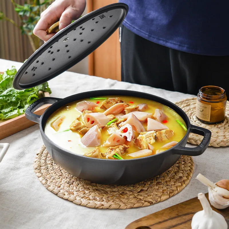 Casserole en fonte émaillée 26 - Dutch Oven Enamel avis et prix