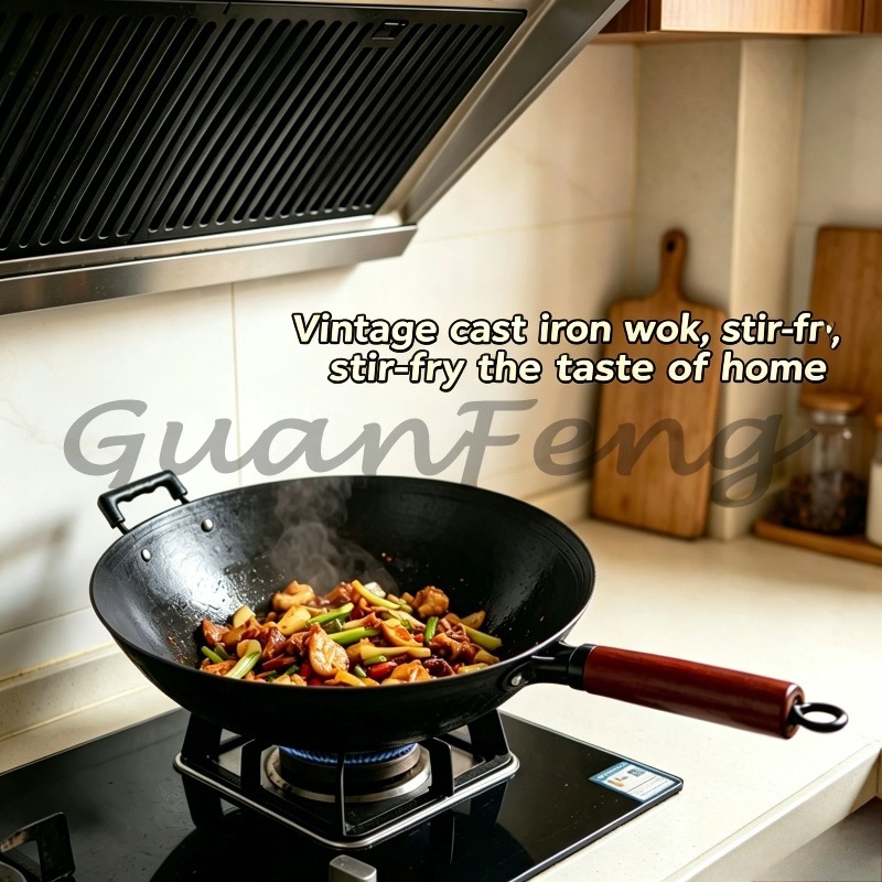 Poêles en fer forgé à la main, - Home Cooking Chinese avis et prix