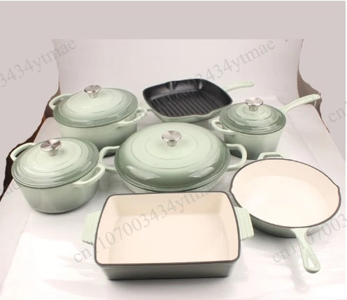 Ensemble de 7 pièces en fonte  - Dutch Oven Enamel avis et prix