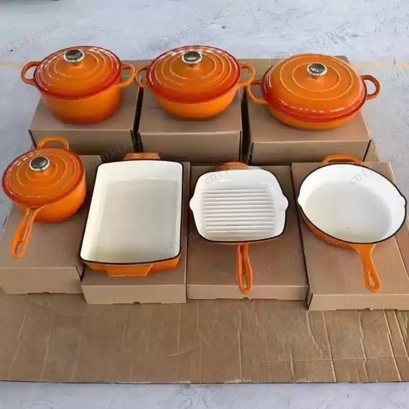 Ensemble de 7 pièces en fonte  - Dutch Oven Enamel avis et prix